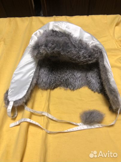 Шапка ушанка женская натуральный мех