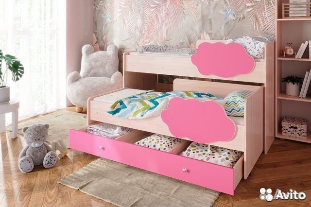 Детская выкатная кровать