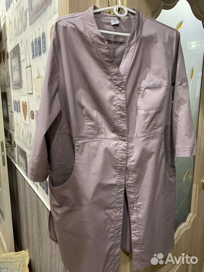 Медицинская блузка-халат