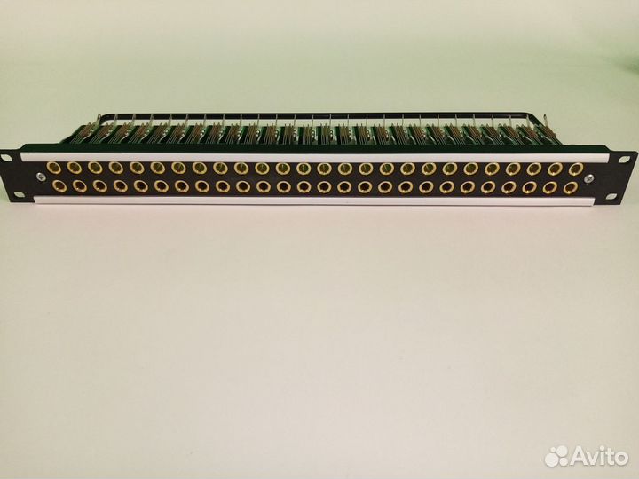 Коммутационная панель 1U, Пач-панель аудио