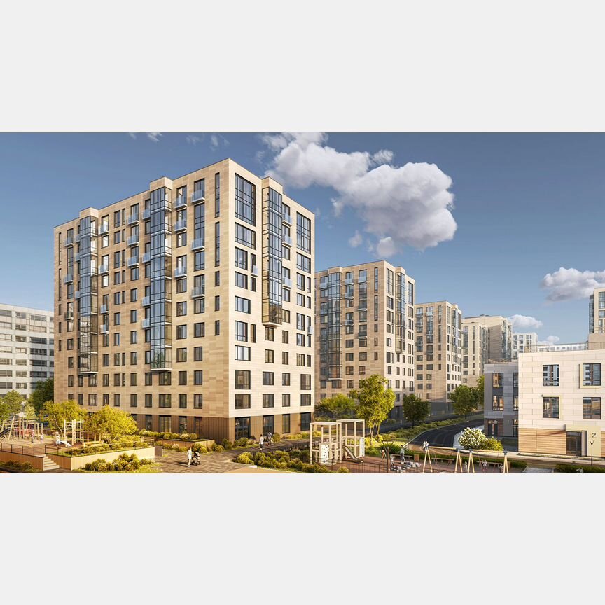 2-к. квартира, 75,8 м², 11/13 эт.
