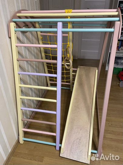 Детский спортивный комплекс деревянный