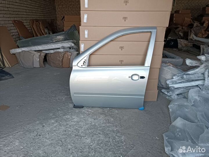 Дверь гранта калина 2 передняя левая серебристый