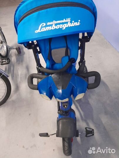 Детский велосипед с ручкой