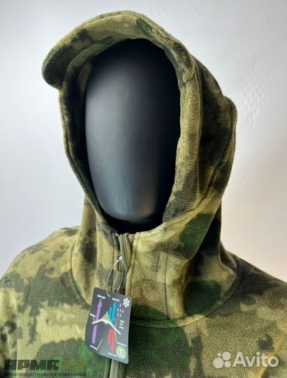 Флисовая кофта с капюшоном