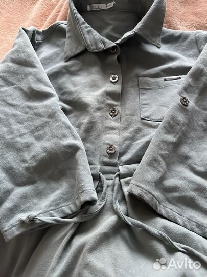 Платье джинсовое 48-50