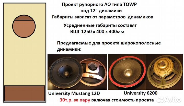 Акустика, проекты Onken, tqwp, Ortho, TL, фи, зя