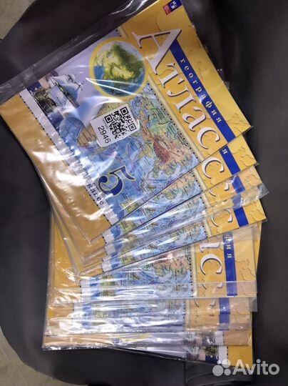 Комплект атлас, контурные карты 5 класс