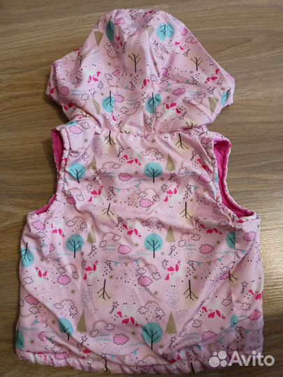 Жилетка для девочки 80см