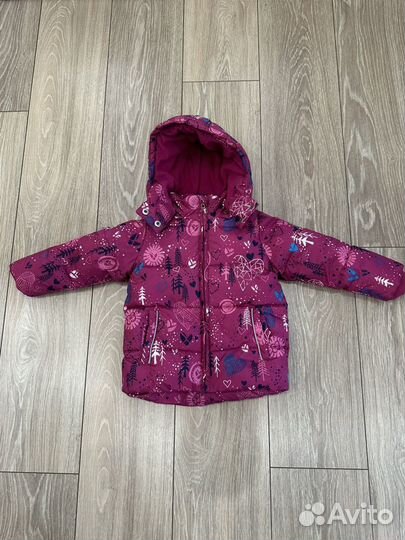Зимняя куртка для девочки 92-98
