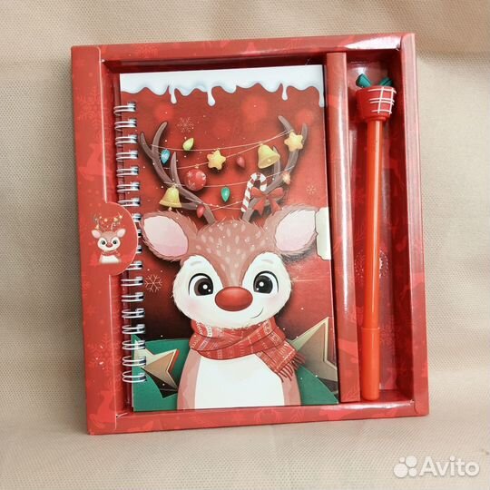 Подарочный набор блокнот с замком, и ручкой