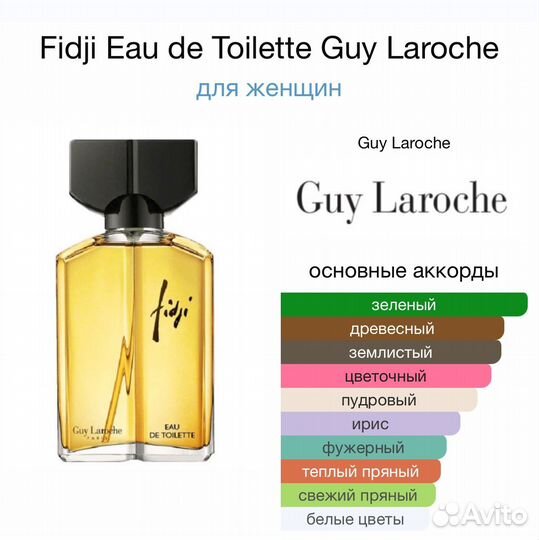 Женские духи Fidji Guy Laroche 50 мл. Оригинал