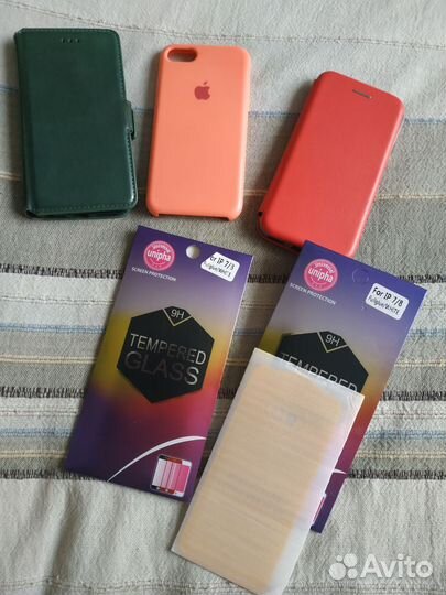 Чехол, защитное стекло на iPhone 7