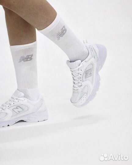 Кроссовки new balance 530 белые