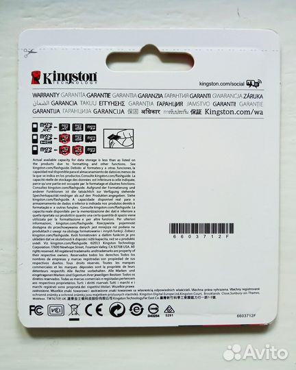 Карта памяти micro sd 64 gb
