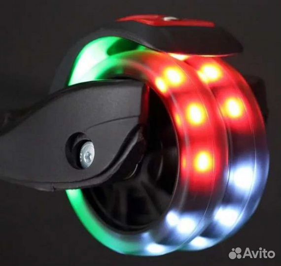 Самокат светится новый до 50 кг