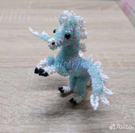 Амигуруми пегас из бисера