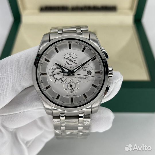 Часы механические Tissot Couturier (белый) LUX