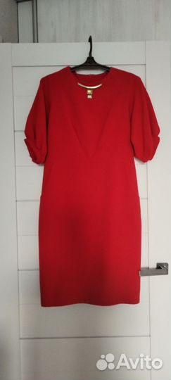 Женское платье красное, 44-46 размер