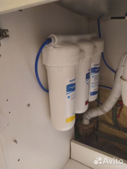 Фильтр для воды проточный Трио Норма Ж Аквафор New