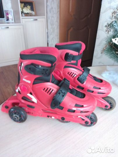 Ролики детские 30-33 + защита+шлем+сумка