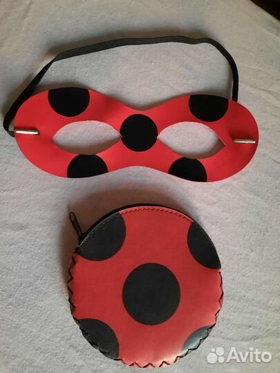 Костюм Леди Баг р 140 + аксессуары игровой набор