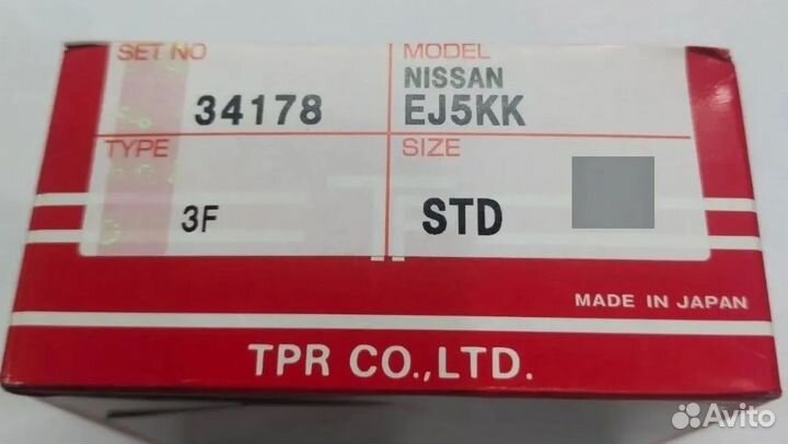 Поршневые кольца nissan note CR14DE 1.4 34178STD