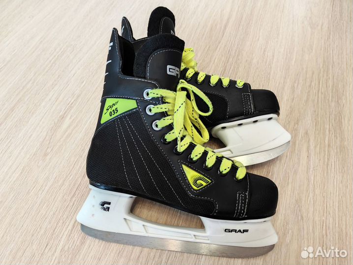 Почти Новые коньки Graf, размер 35; 22.8см