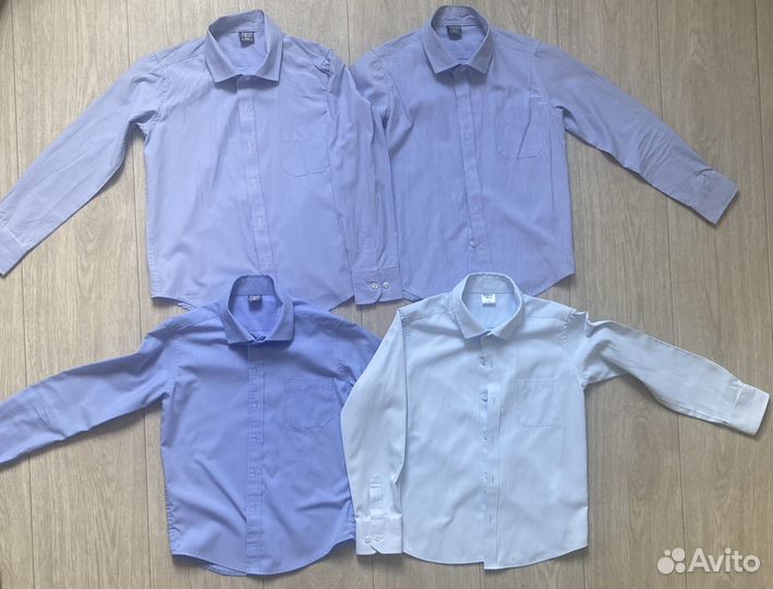 Рубашки 128-134 пакетом