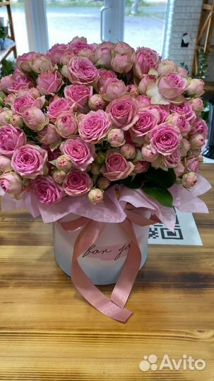 Пионовидные розы букет композиция