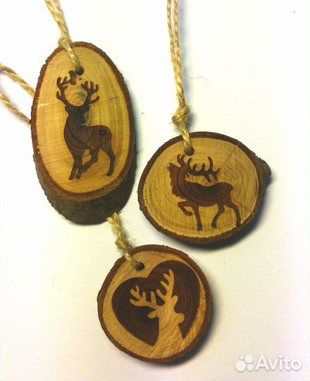 Ёлочные игрушки из фанеры