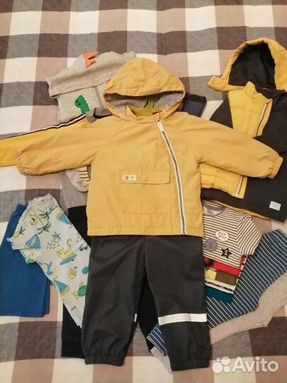 Детские вещи пакетом на мальчика 86 92