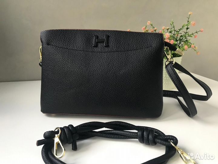 Сумка женская Hermes чёрная