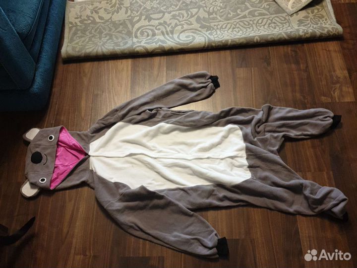 Костюм коалы малышу 6-12мес и маме (один размер)