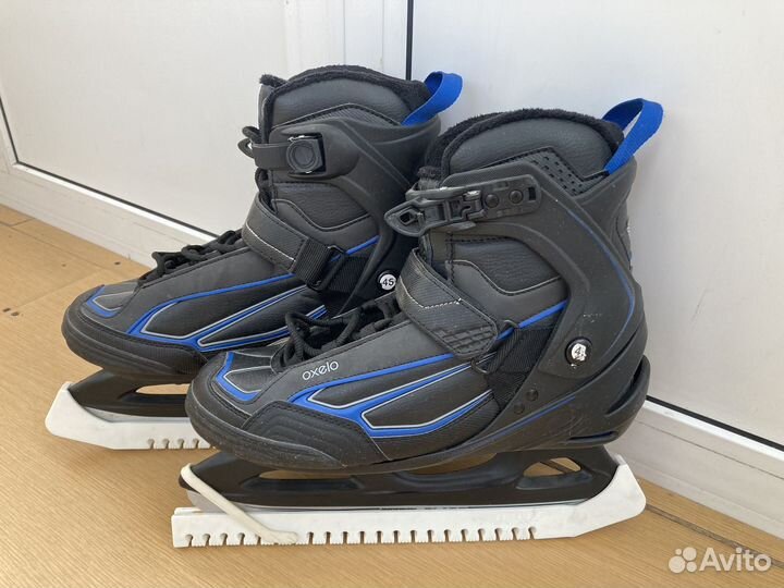 Коньки хоккейные мужские Oxelo 45 размер