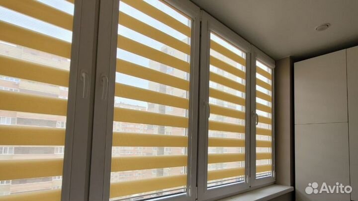 Рулонные шторы день и ночь на заказ