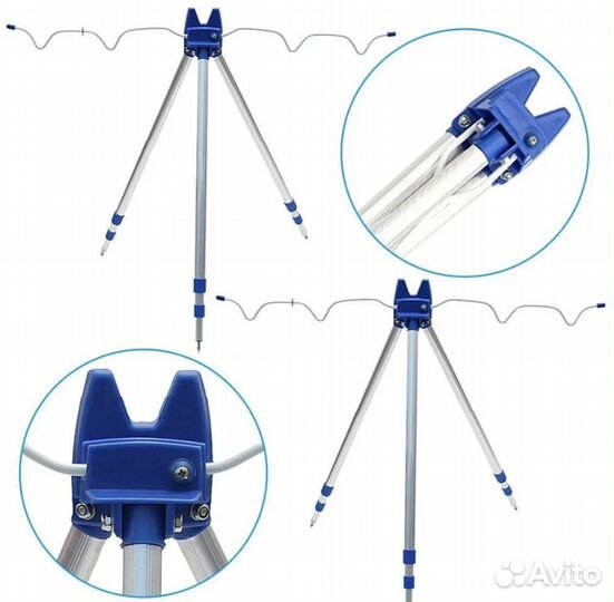Подставка для удочек тринога