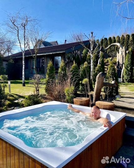 Композитная купель уличная с подогревом