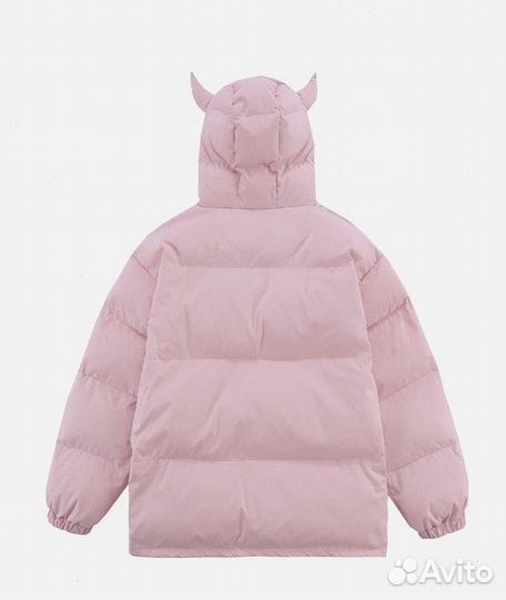Куртка С Рожками Розовая Y2k Opium type