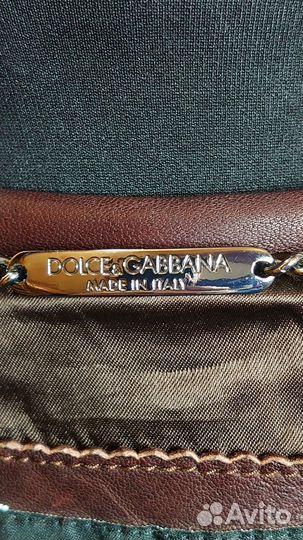 Dolce Gabbana куртка кожаная мужская Оригинал