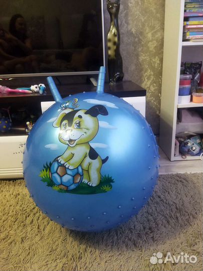 Мяч попрыгун с ручками