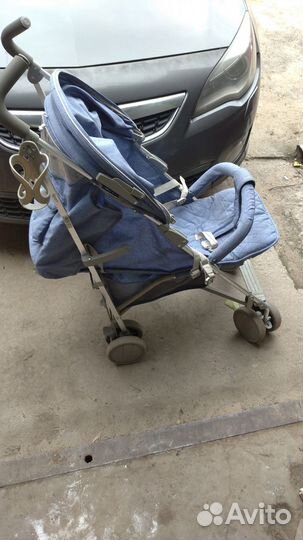 Прогулочная коляска Babyton Sport Blue melange