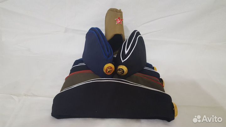 Пилотки военные,лётные и морские