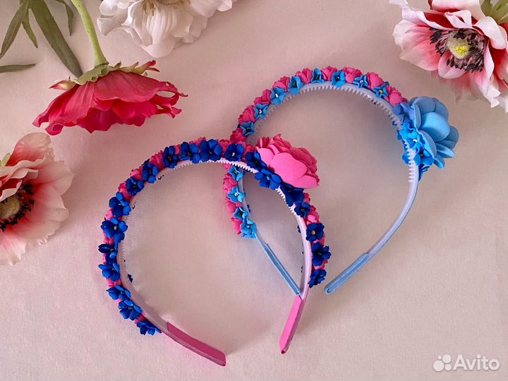 Ободок для волос ручной работы