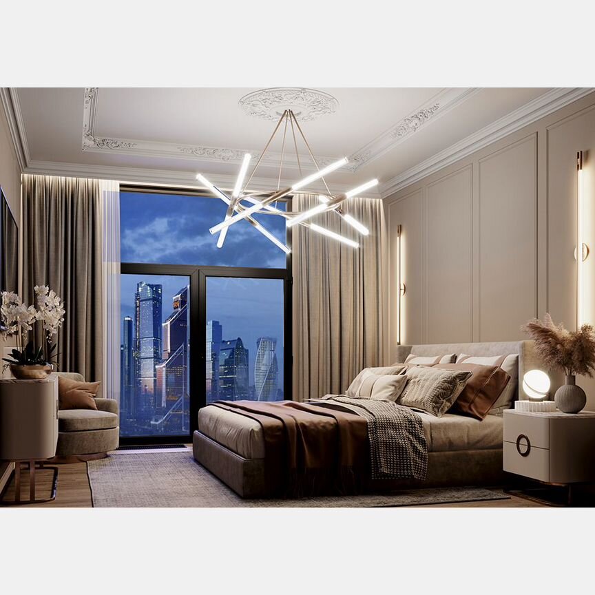 2-к. апартаменты, 59,5 м², 18/23 эт.