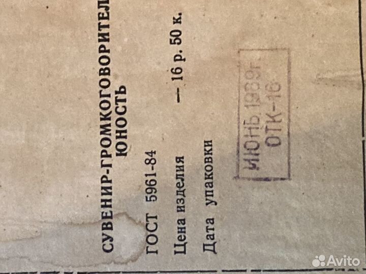 Громкоговоритель юность