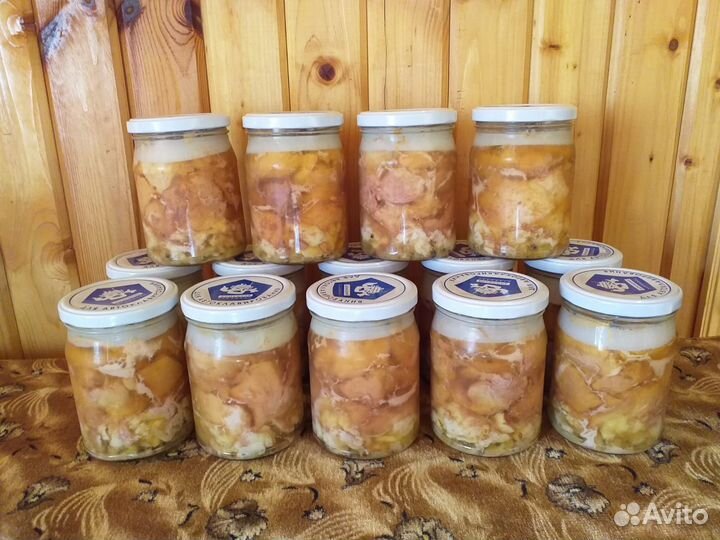 Тушенка домашняя, каши с мясом