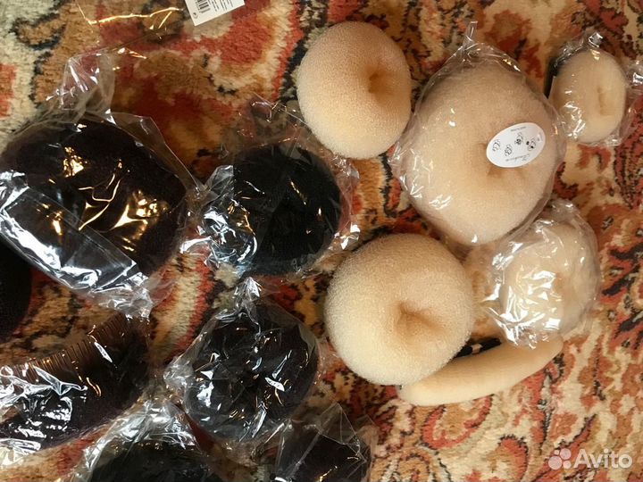 Валики для причесок невидимки, шпильки, расческа