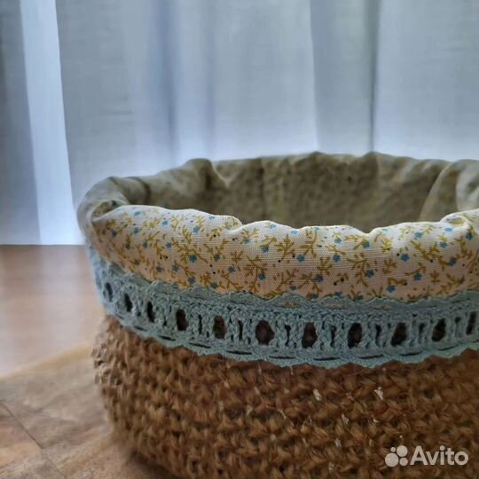 Корзина из джута