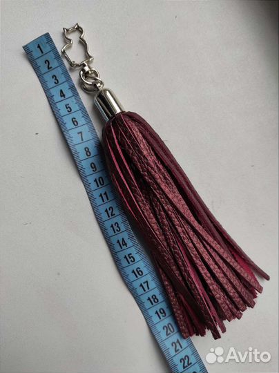 Брелок 20см нат/кожа